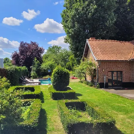 Villa Ferme De Caractere Avec Piscine Et Cheminee Sainghin-en-Mélantois Exterior foto